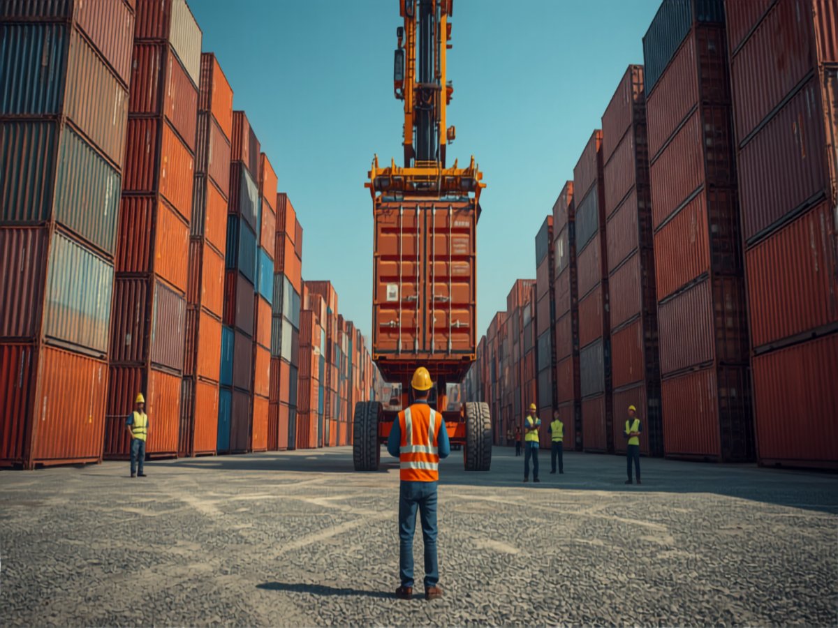 MTLS warehouse operations team coordinating cargo in Jaipur